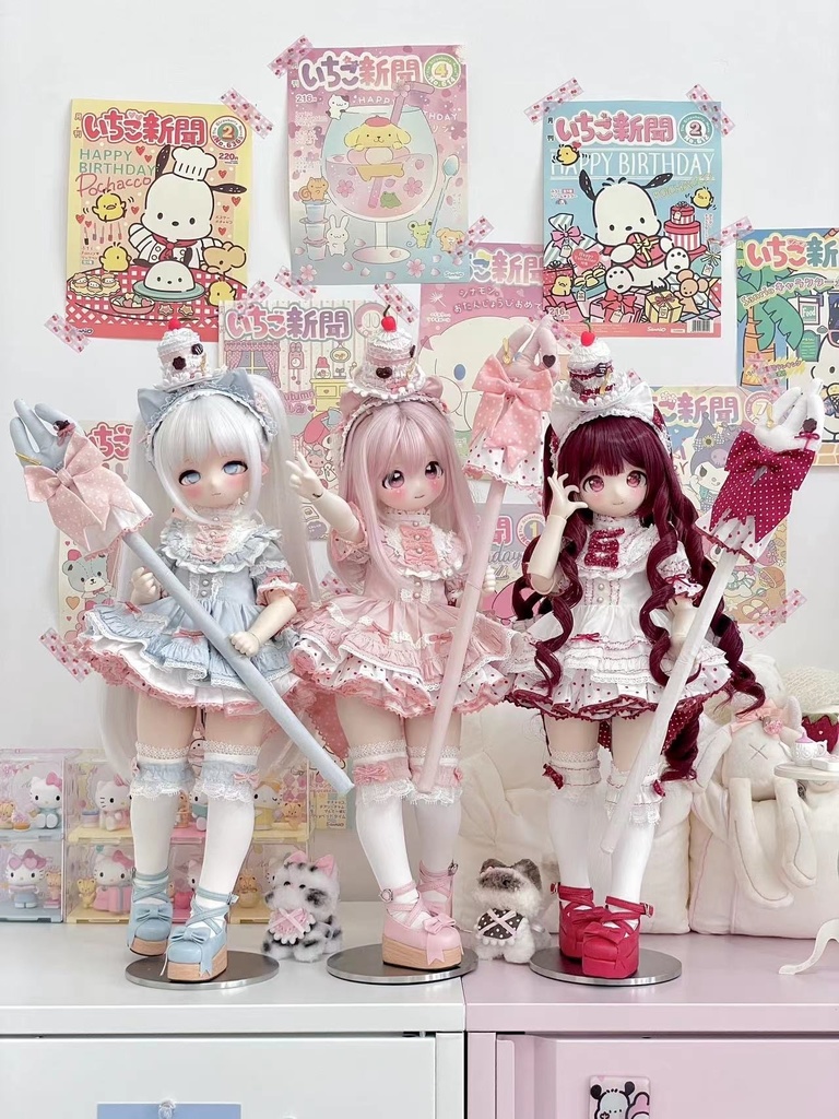 「通販」꒰ショートケーキ🍰꒱「1/4ドール MDD, KUMAKO/OF」