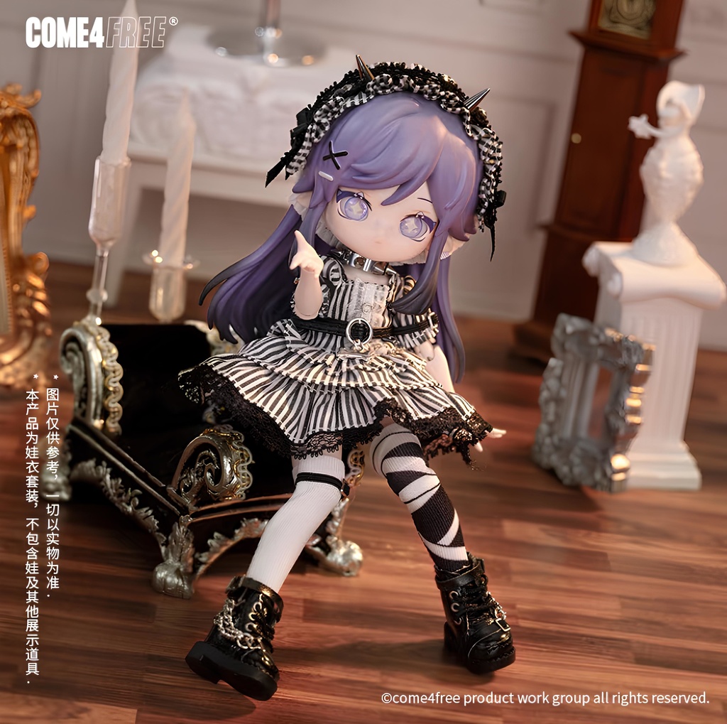 「受注」꒰黒白魔法꒱「1/12ドール OB11」
