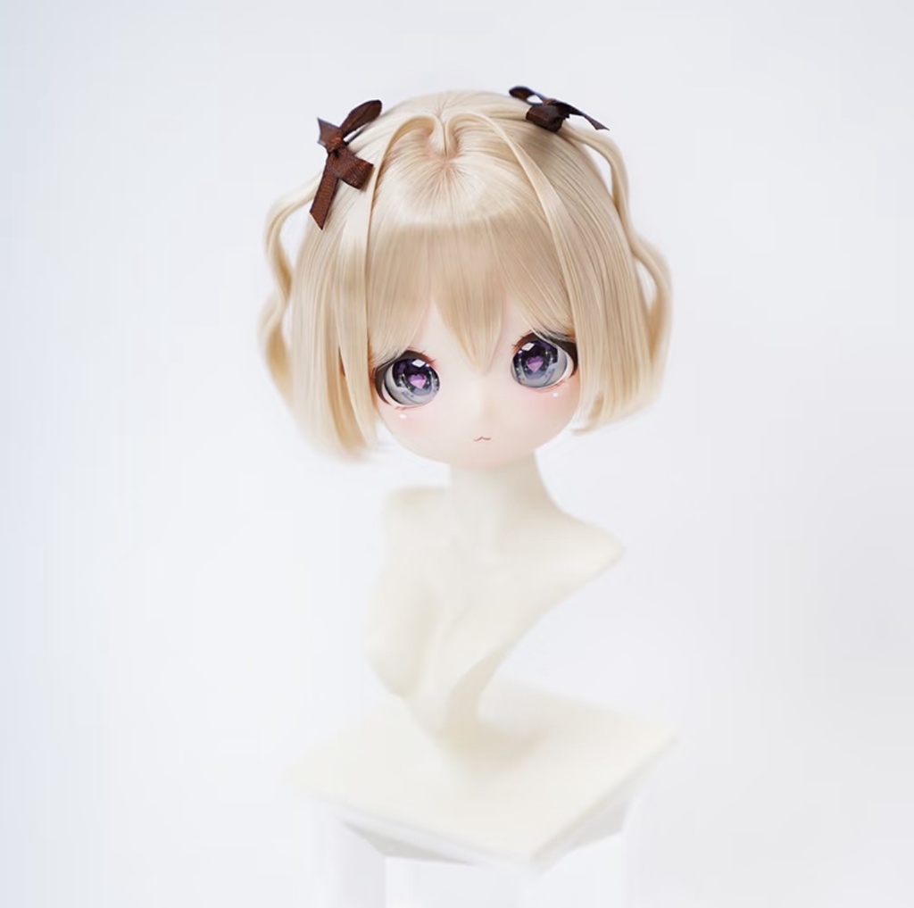 「受注」꒰くりくま꒱「8~9イinch ウイッグ」