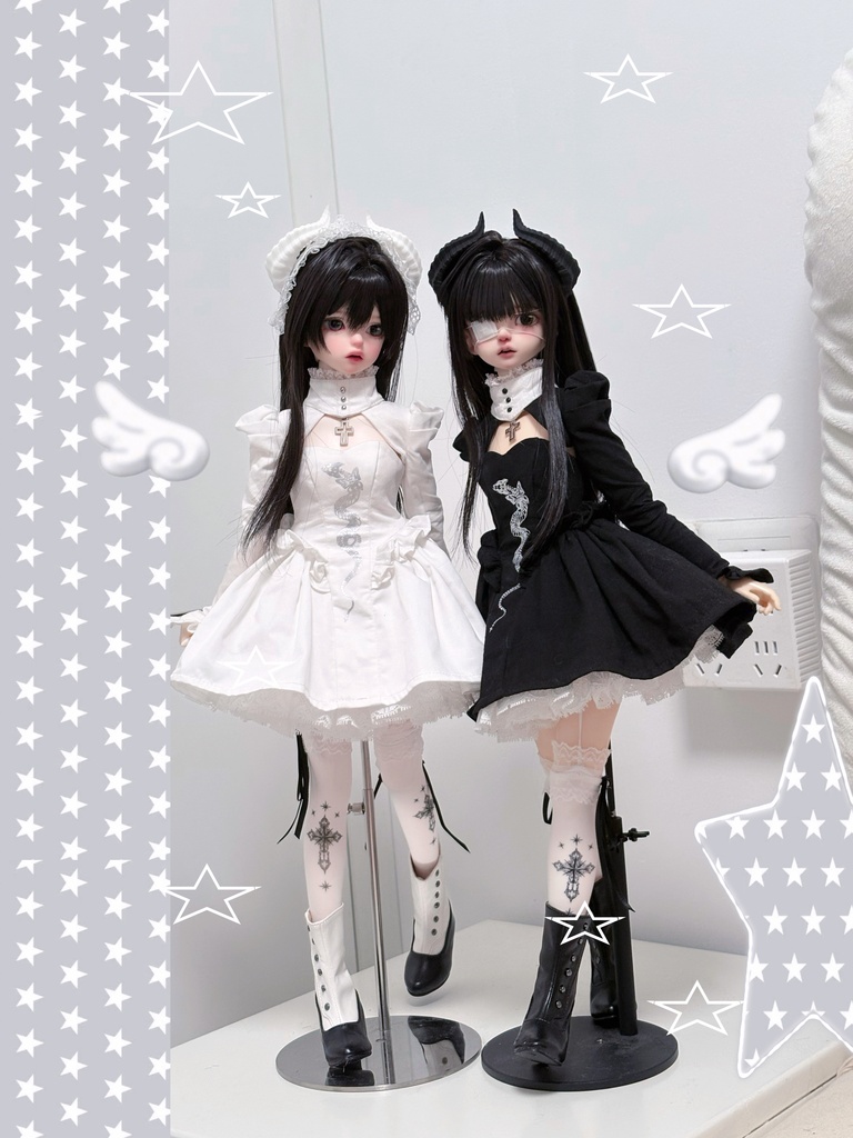 「限定受注」꒰角蝰姫꒱「1/4ドール服」