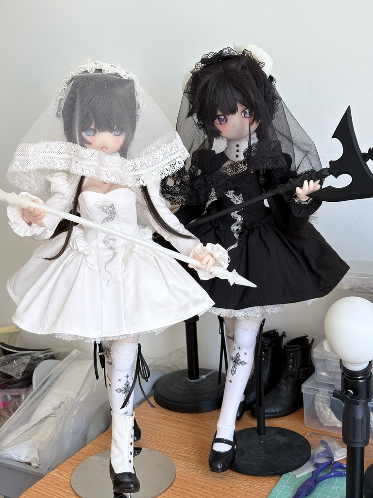 「限定受注」꒰角蝰姫꒱「1/4ドール服」