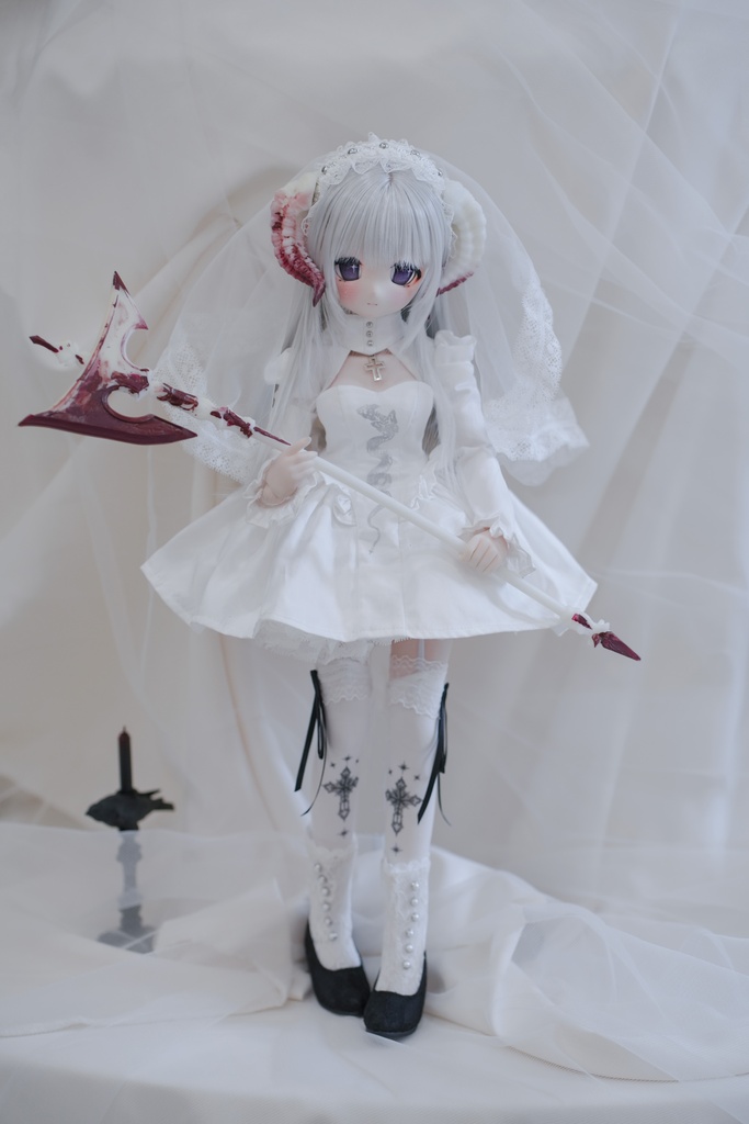 「限定受注」꒰角蝰姫꒱「1/4ドール服」