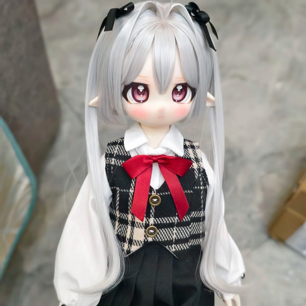 「受注」꒰垂れ耳うさぎ꒱「8～9inch ウイッグ」