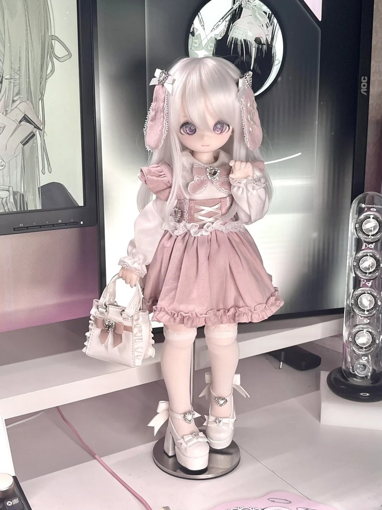 「受注」꒰蕾々兎🎀꒱「1/4ドール MDD,KUMAKO/OF」