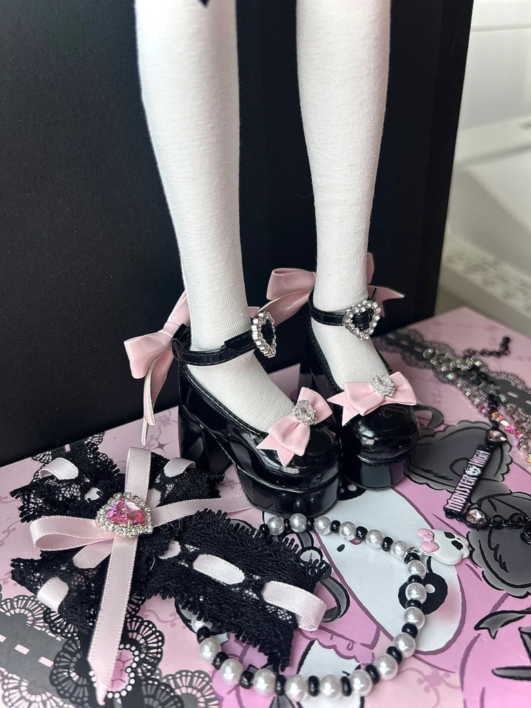 「受注」꒰蕾々兎🎀꒱「1/4 ドール靴 MDD,KUMAKO/OF」