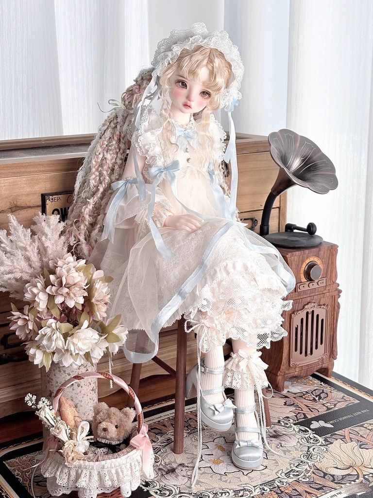 「受注」꒰ビロード茶会꒱「1/4 ドール靴 」
