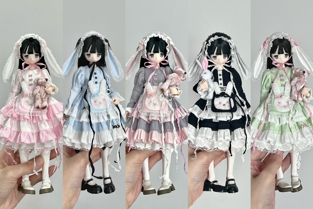 「受注」꒰ティラミスウサちゃん꒱「1/6ドール AZONE, OB22, OB24/OF」