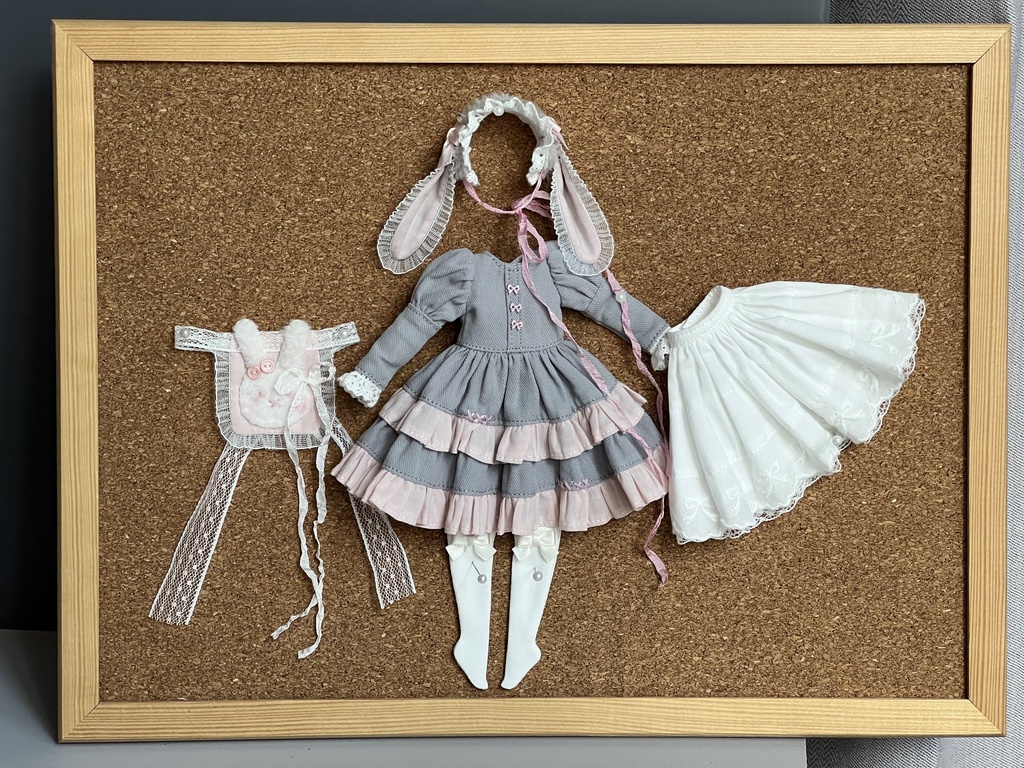 「受注」꒰ティラミスウサちゃん꒱「1/6ドール AZONE, OB22, OB24/OF」