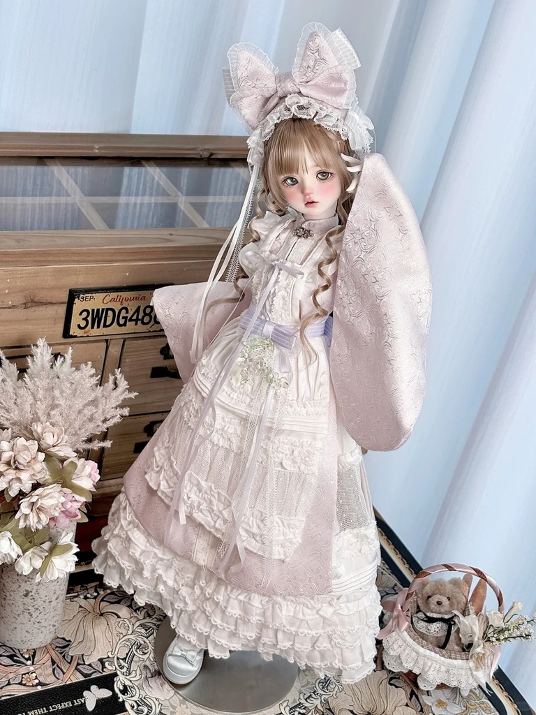 「受注」꒰春の枝折り🌸リボン ver.꒱「1/4ドール服 MDD, MSD/OF」