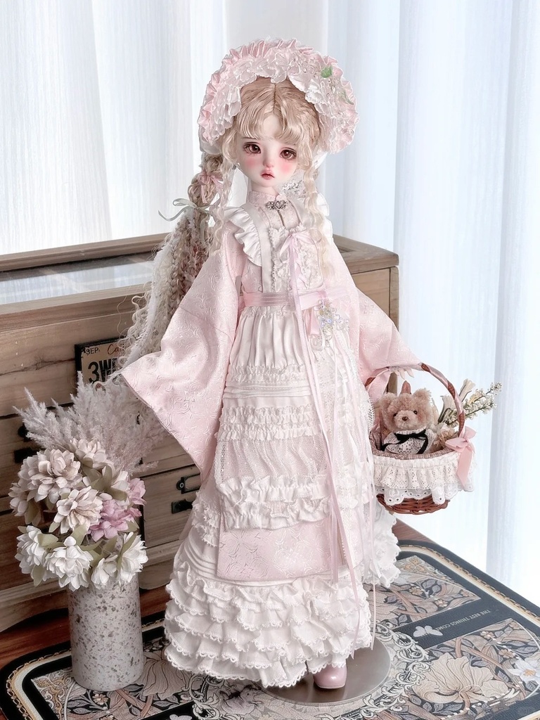 「受注」꒰春の枝折り🌸リボン ver.꒱「1/4ドール服 MDD, MSD/OF」