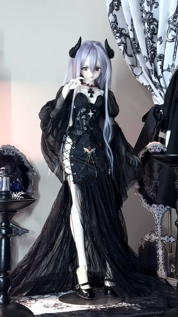 「在庫なし」꒰シルバーランタンの夜꒱「1/4ドール MSD, SDM, ANGELPHILIA/OF」