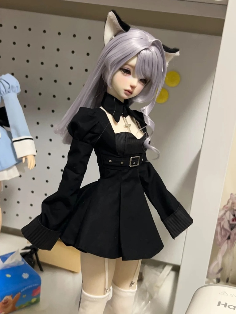 「在庫なし」꒰クロネコ🐈⬛꒱「1/3ドール服 1/4ドール服 MDD, MSD, SDM/OF」