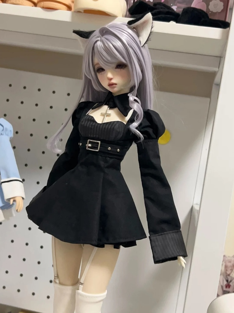 「在庫なし」꒰クロネコ🐈⬛꒱「1/3ドール服 1/4ドール服 MDD, MSD, SDM/OF」