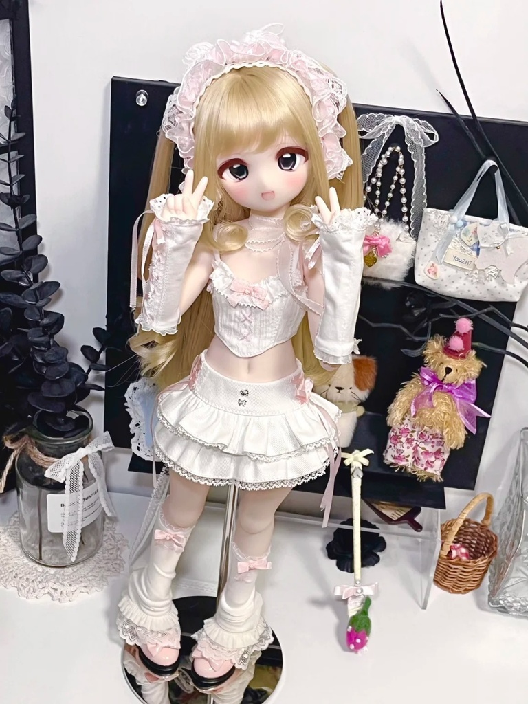 「在庫」꒰シュガーバンドエイド🍬꒱「1/4ドール服 MDD, MSD, SDM/OF」