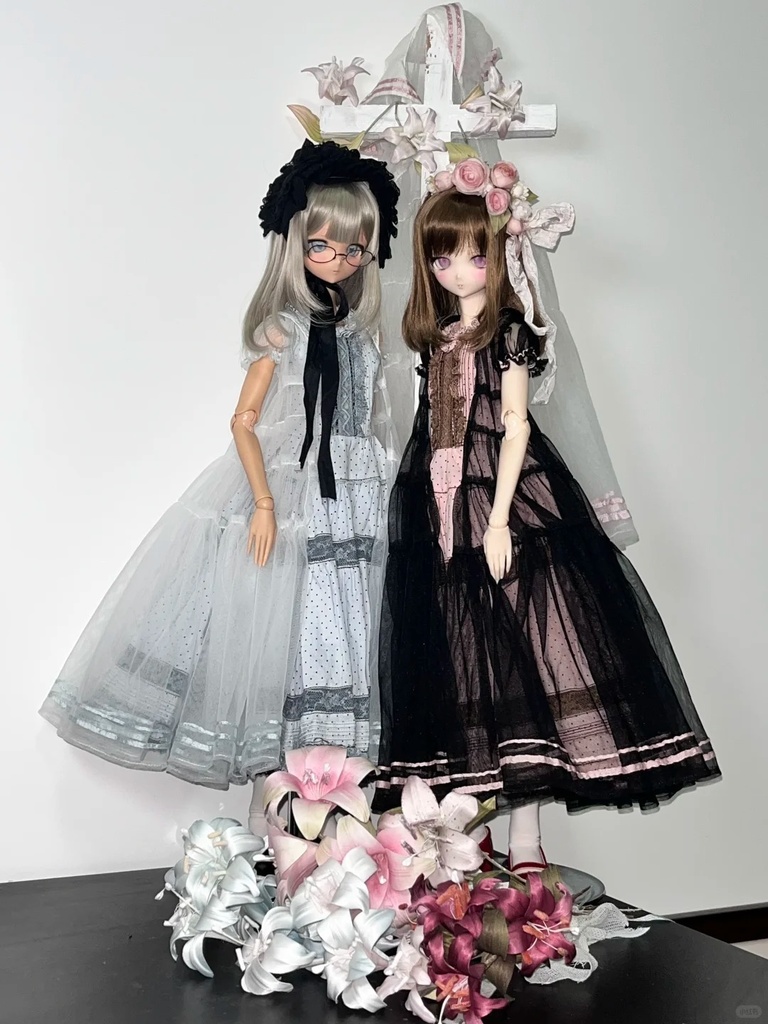 「受注」꒰Moonlit Lilium🌙꒱「1/4ドール服 MDD」