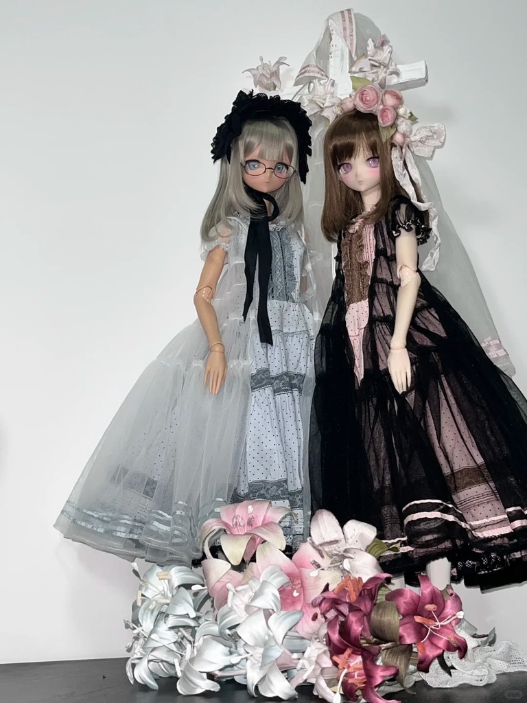 「受注」꒰Moonlit Lilium🌙꒱「1/4ドール服 MDD」