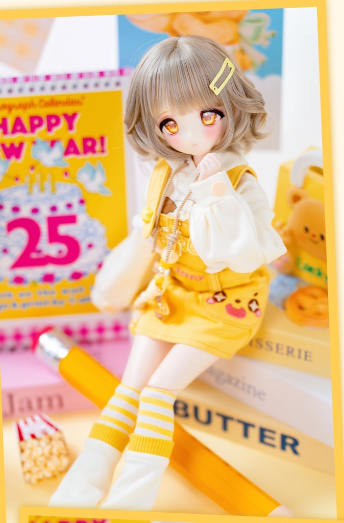 「受注」꒰小睦꒱「1/4ドール ヘッド ノーメイク 」