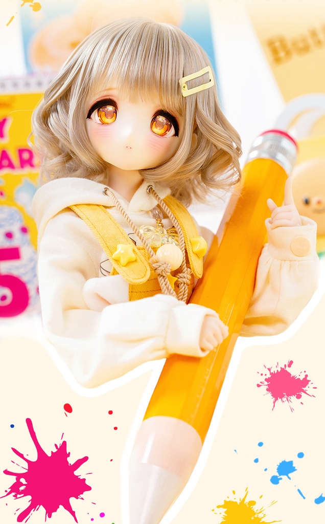 「受注」꒰小睦꒱「1/4ドール ヘッド ノーメイク 」