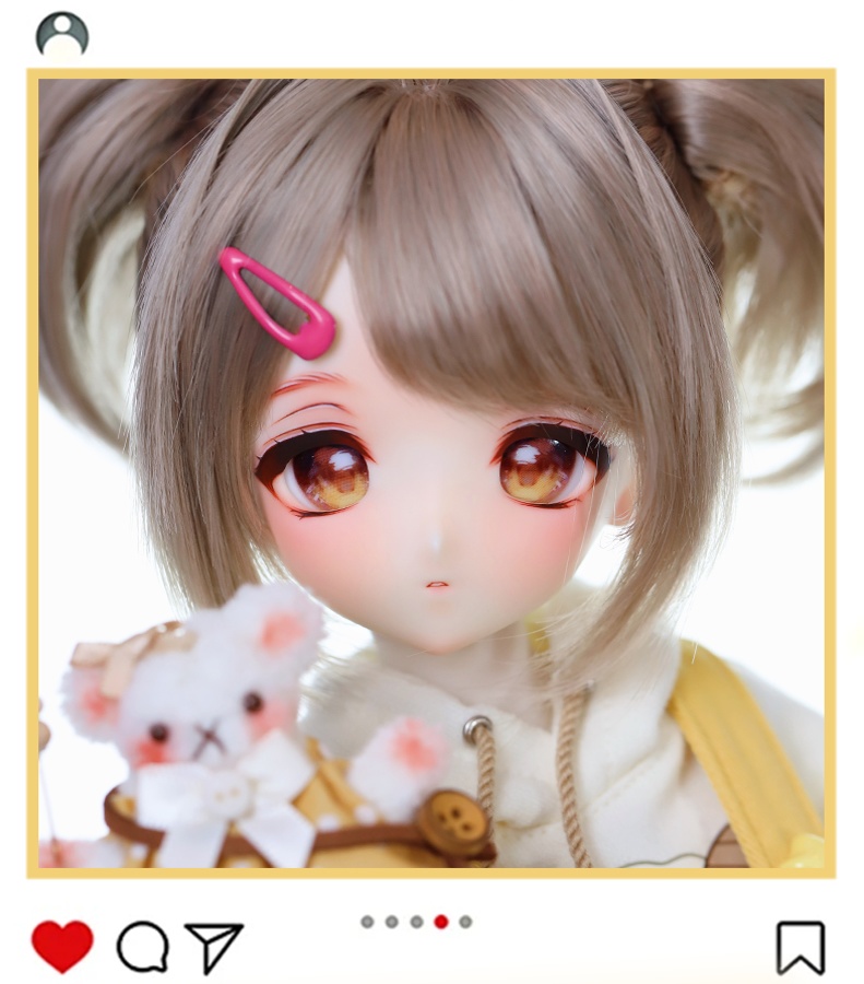 「受注」꒰小噜꒱「1/4ドール ヘッド ノーメイク 」