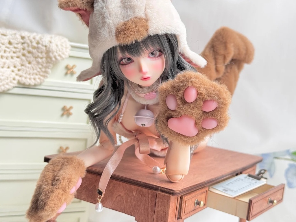 「在庫」꒰眠い子猫🐱꒱「1/4ドール服」