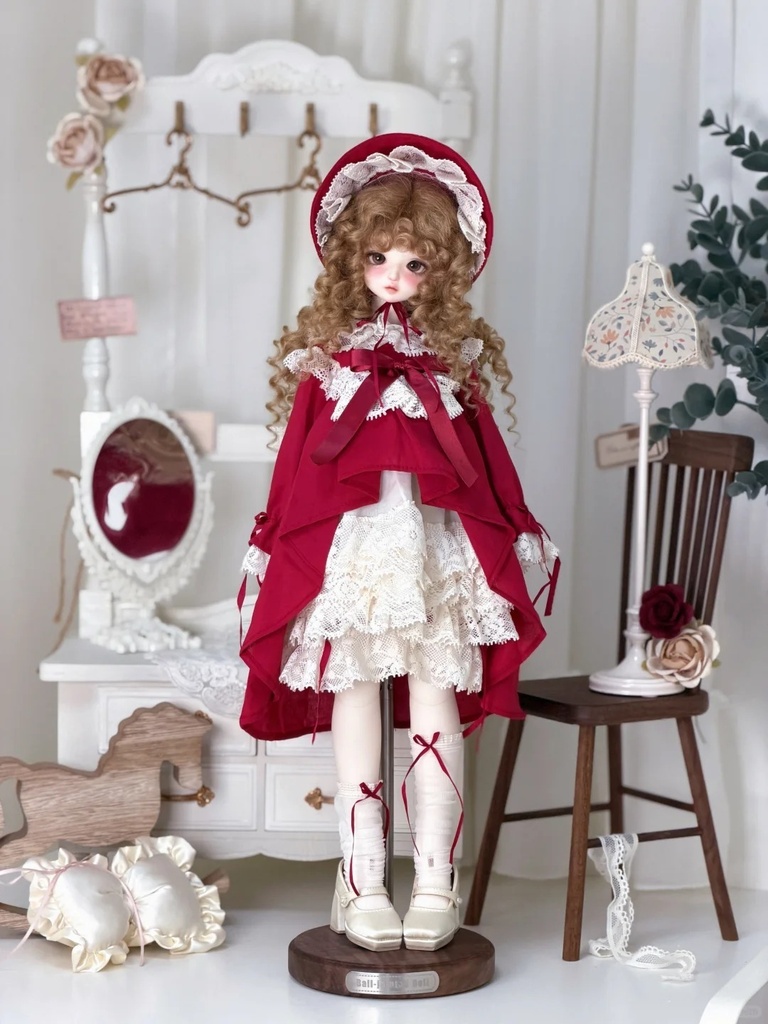 「受注」꒰物語の赤ずきん꒱「1/4ドール服 MDD, MSD, KUMAKO /OF」