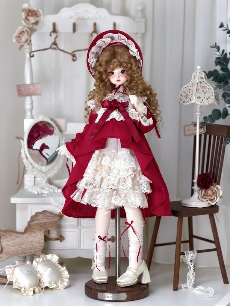 「受注」꒰物語の赤ずきん꒱「1/4ドール服 MDD, MSD, KUMAKO /OF」