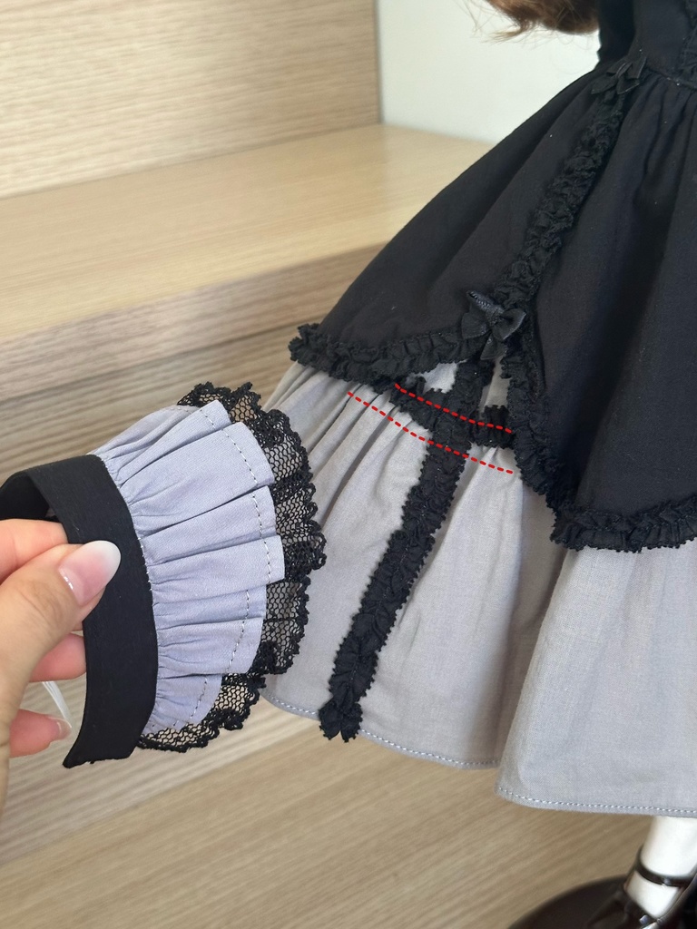 「受注」꒰余燼の詩꒱「1/4ドール服 MDD/OF」