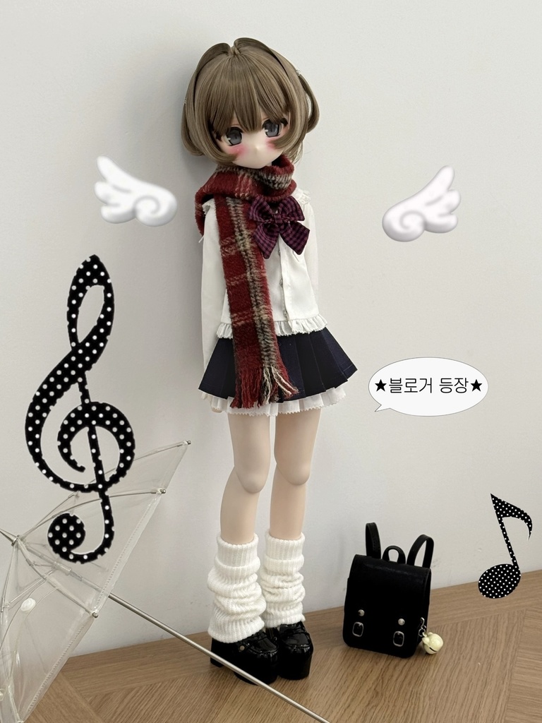 「在庫」꒰とある女子高生💬꒱「1/4・1/6ドール用リュック」