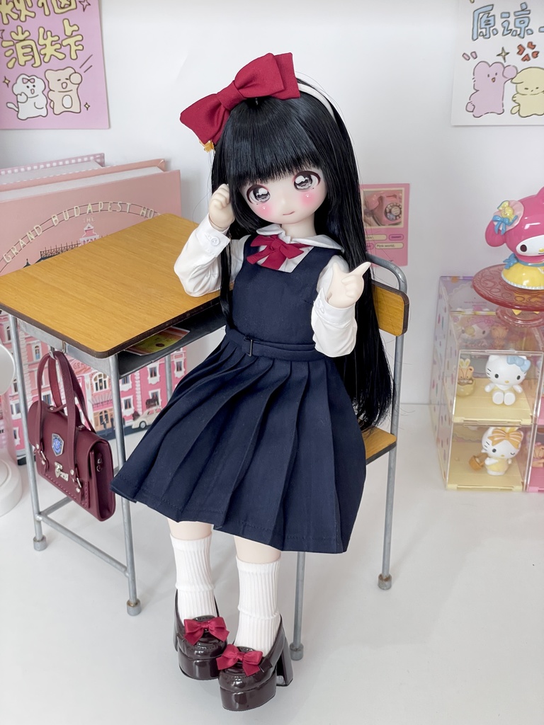 「受注」꒰いちごチョコ꒱「1/4・1/6ドール靴」