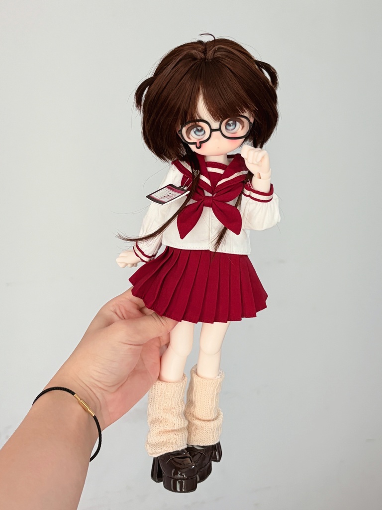 「受注」꒰いちごチョコ꒱「1/4・1/6ドール靴」