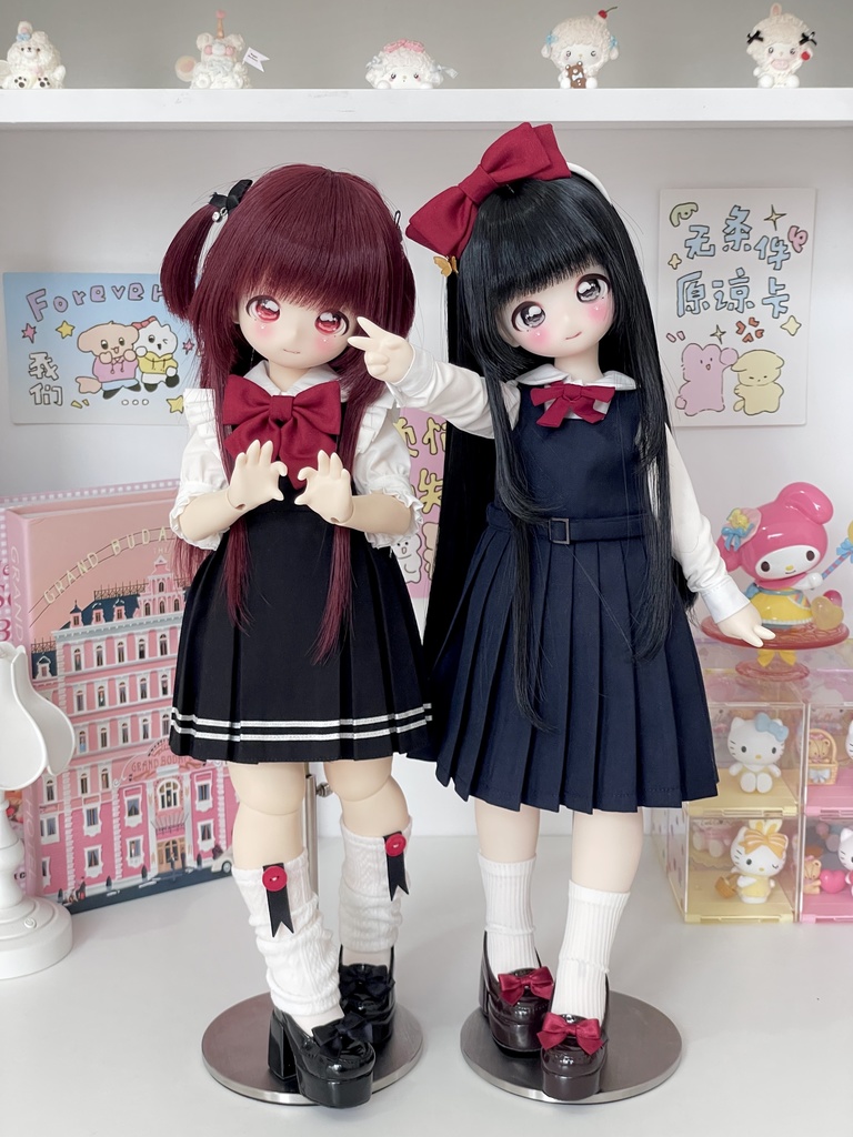 「受注」꒰いちごチョコ꒱「1/4・1/6ドール靴」