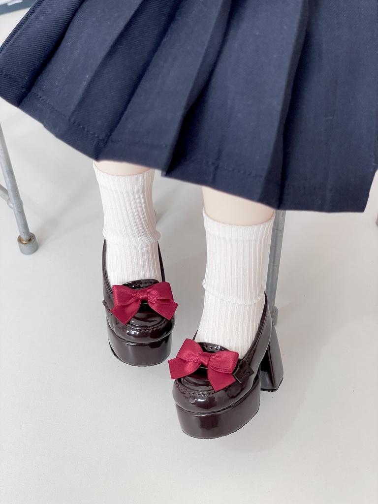 「受注」꒰いちごチョコ꒱「1/4・1/6ドール靴」