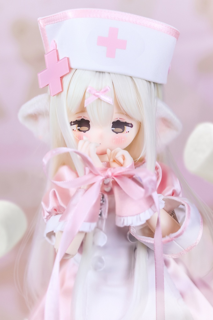 「受注」꒰天使の診療所꒱「1/4ドール服 MDD, KUMAKO/OF」