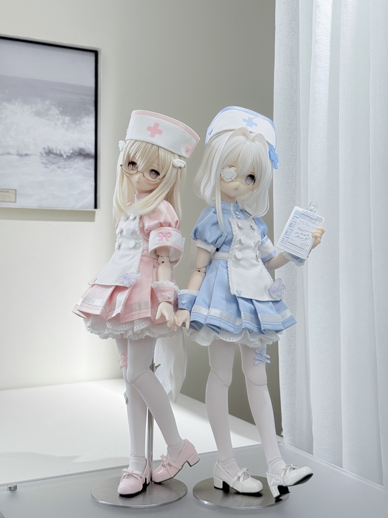 「受注」꒰天使の診療所꒱「1/4ドール服 MDD, KUMAKO/OF」