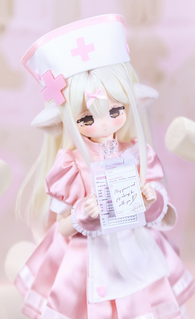 「受注」꒰天使の診療所꒱「1/4ドール服 MDD, KUMAKO/OF」
