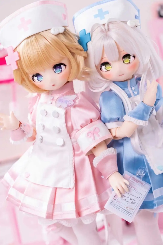 「受注」꒰天使の診療所꒱「1/4ドール服 MDD, KUMAKO/OF」