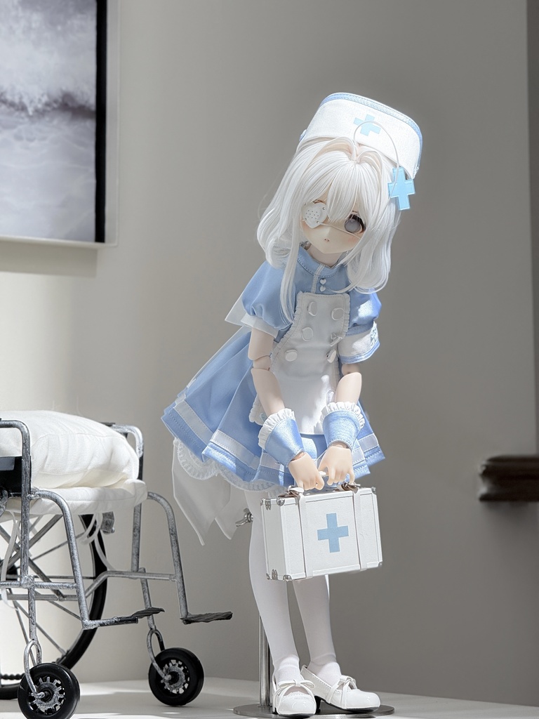 「受注」꒰天使の診療所꒱「1/4ドール服 MDD, KUMAKO/OF」