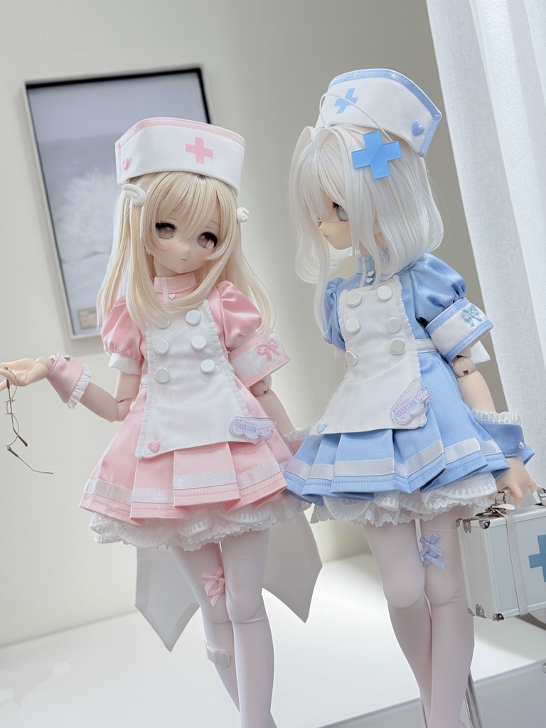 「受注」꒰天使の診療所꒱「1/4ドール服 MDD, KUMAKO/OF」