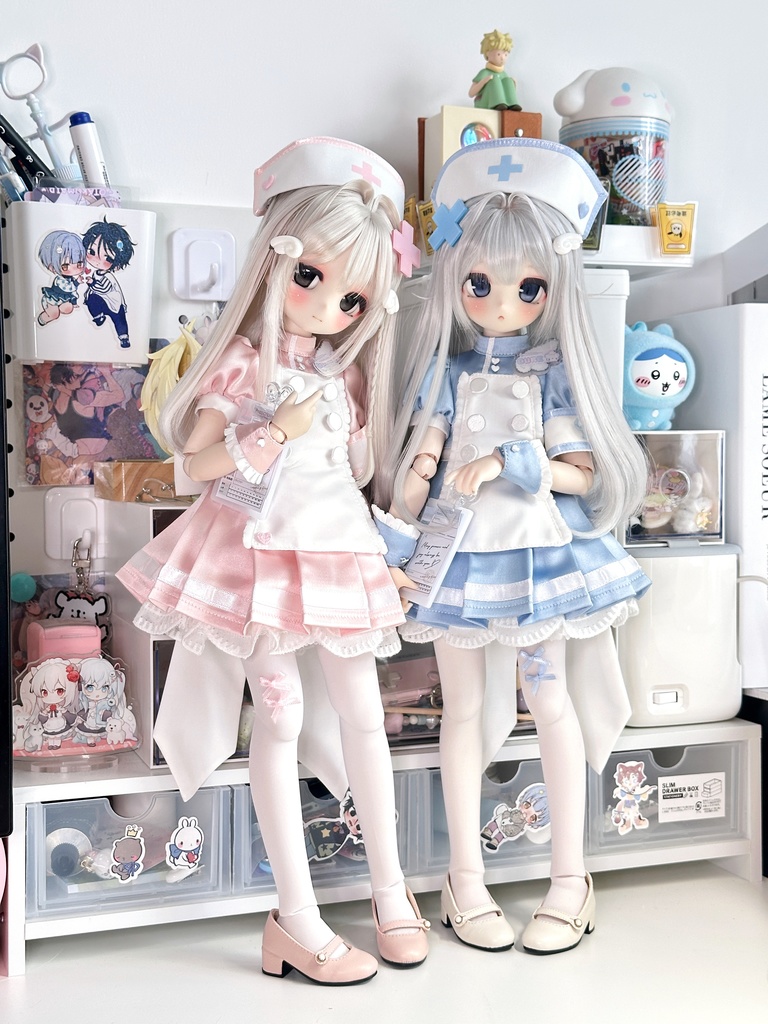 「受注」꒰天使の診療所꒱「1/4ドール服 MDD, KUMAKO/OF」