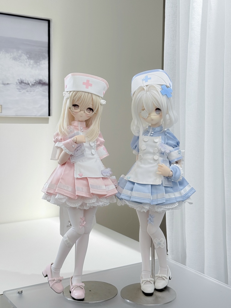 「受注」꒰天使の診療所꒱「1/4ドール服 MDD, KUMAKO/OF」