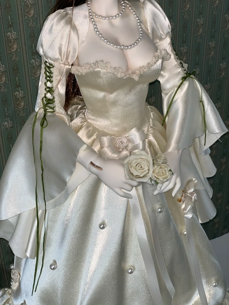 「受注」꒰白い薔薇の誓い꒱「1/4・1/3ドール服」