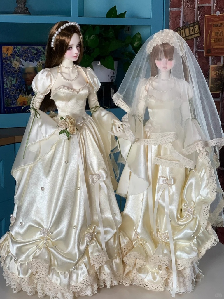 「受注」꒰白い薔薇の誓い꒱「1/4・1/3ドール服」