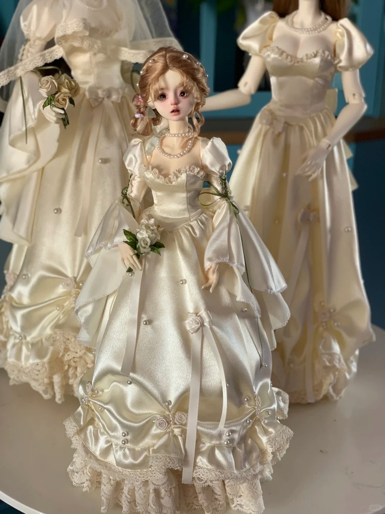 「受注」꒰白い薔薇の誓い꒱「1/4・1/3ドール服」