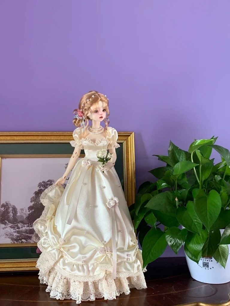 「受注」꒰白い薔薇の誓い꒱「1/4・1/3ドール服」