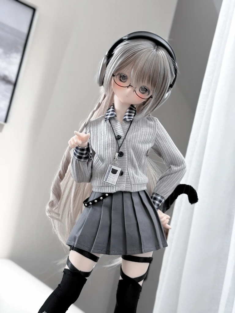 「受注」꒰ブリティッシュショートヘア꒱「1/4ドール服 MDD, KUMAKO, SDM/OF」