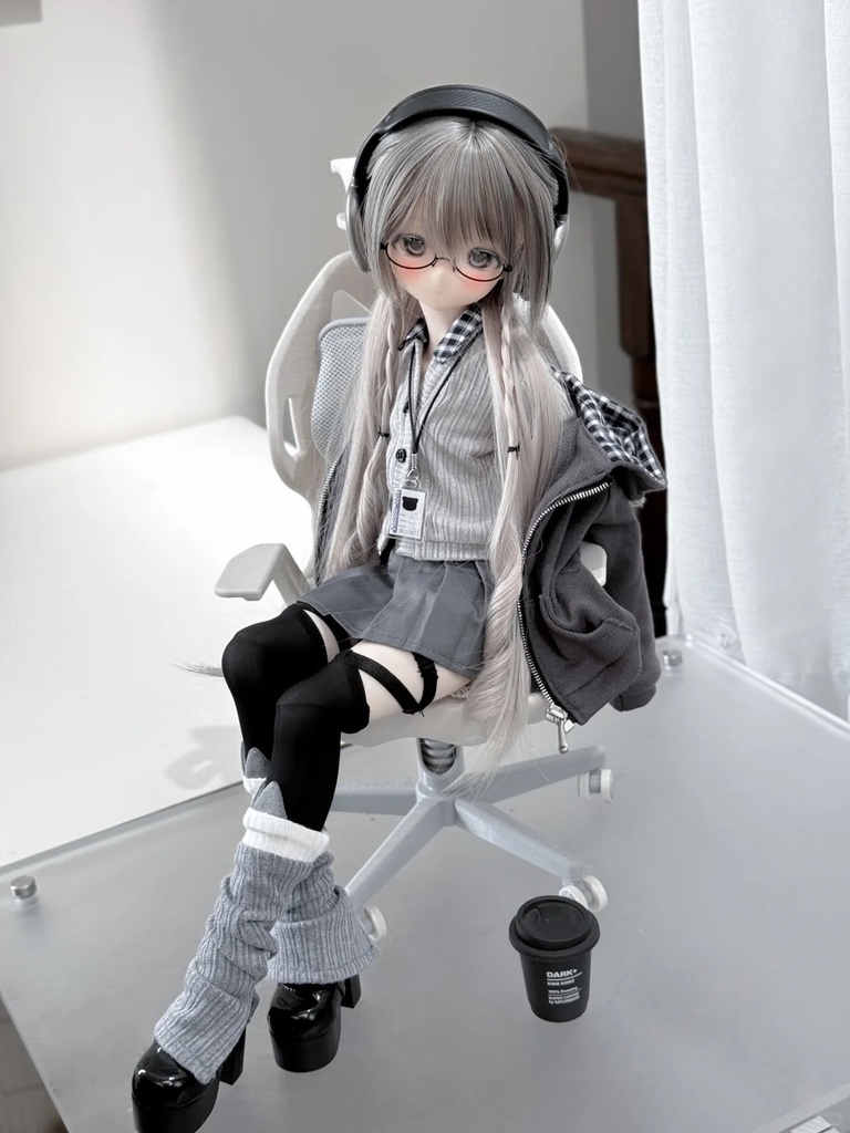 「受注」꒰ブリティッシュショートヘア꒱「1/4ドール服 MDD, KUMAKO, SDM/OF」