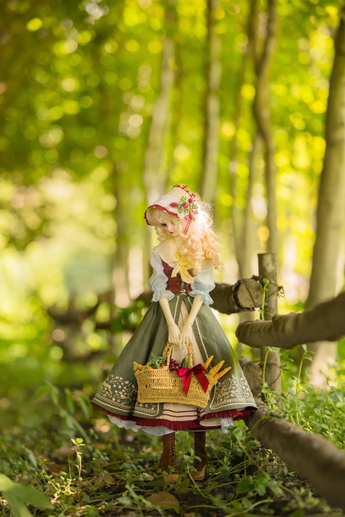 「受注」꒰アルプスの少女꒱「1/3·1/4ドール服」