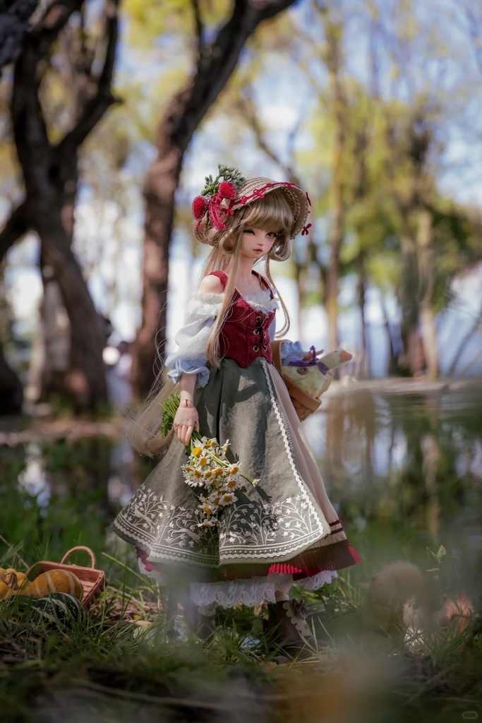 「受注」꒰アルプスの少女꒱「1/3·1/4ドール服」