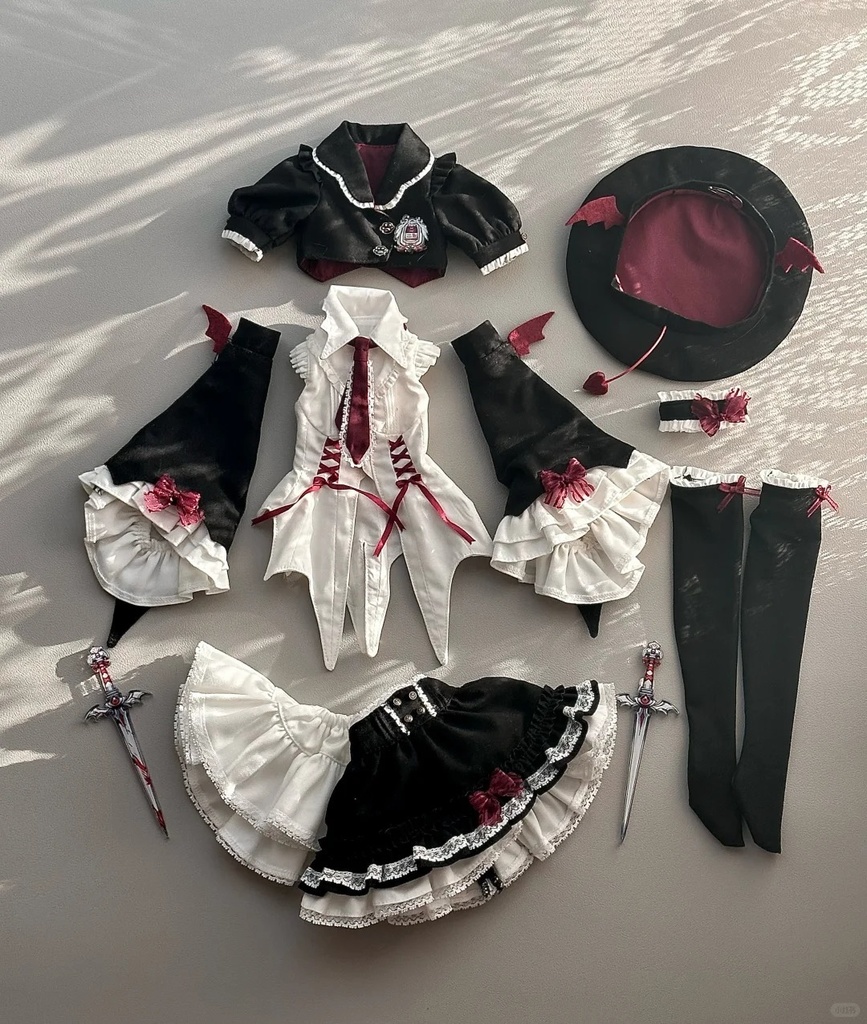 「受注」꒰永夜巡礼꒱「1/4ドール服 MDD/OF」