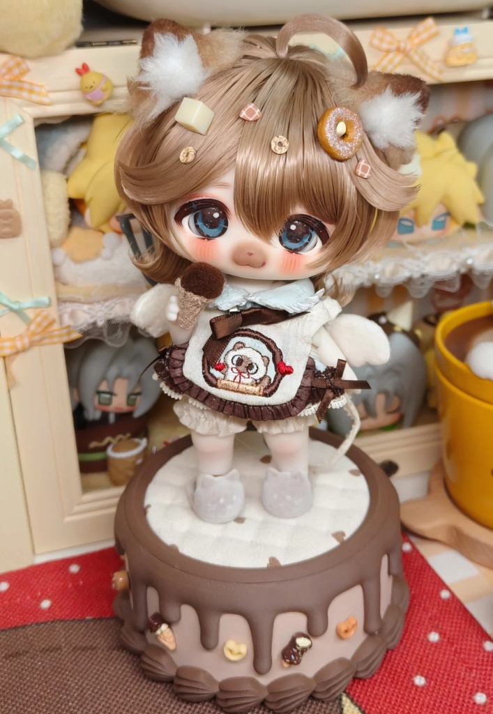 「通販」꒰クリームケーキ🎂꒱「1/4・1/6ドール用スタンド&ベース」